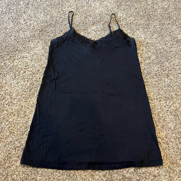 chinese dress ladies 00s VICTORIA'S SECRET Sunflower Yellow Lace Slip Dress (XS/S)
